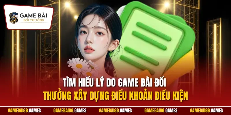 Tìm hiểu lý do Game Bài Đổi Thưởng xây dựng điều khoản điều kiện