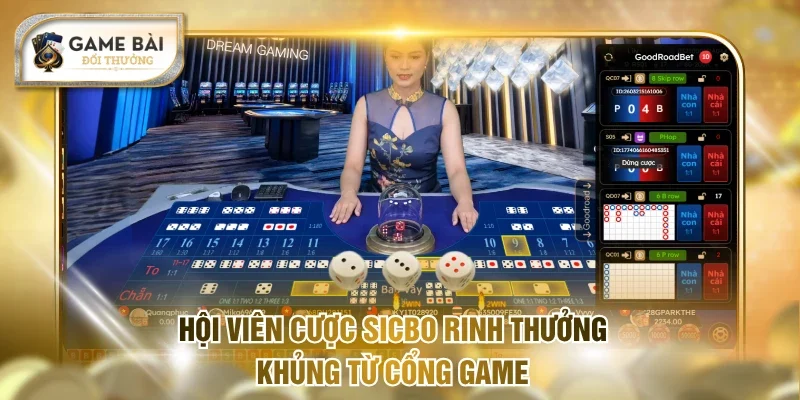 Hội viên cược Sicbo rinh thưởng khủng từ cổng game