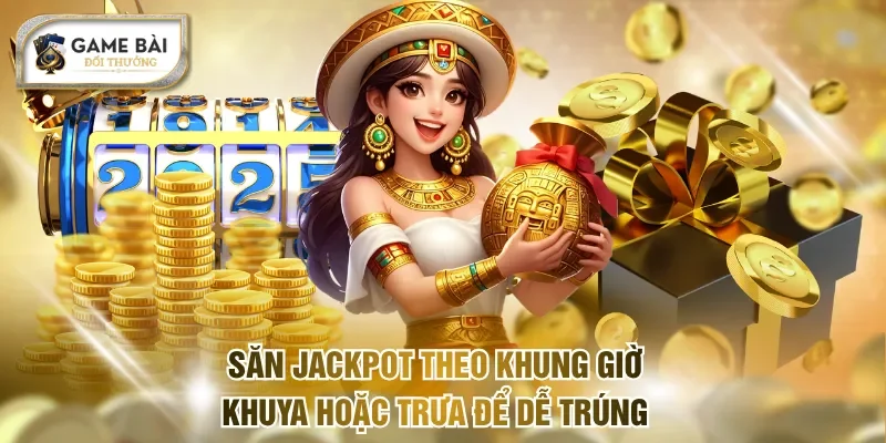 Săn jackpot theo khung giờ khuya hoặc trưa để dễ trúng